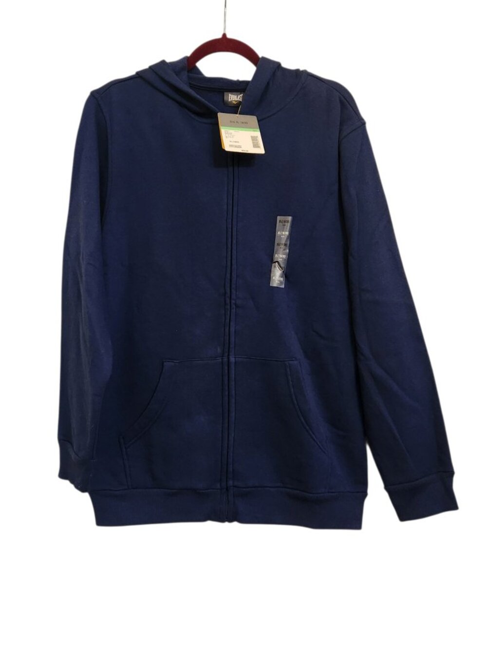 NWT Everlast Boy's Navy Blue Jacket With Hood Size XL (18/20)